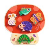 Djeco Gomba lakók - Fa formabeillesztő - Anianco - DJ01066