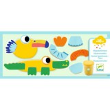 Djeco Gyurma szett kiegészítőkkel - Állatos - Myanimodels - DJ09030