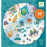 Djeco Intergalaktika - Holografikus matricák 30 db - Intergalactic