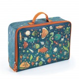 Djeco Kis textil bőrönd - Vicces halak - Fishes suitcase