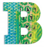 Djeco Little Big room Dekorbetű - B - Peacock letter