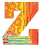 Djeco Little Big room Dekorbetű - Z - Peacock letter