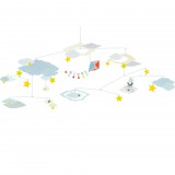 Djeco Little Big room Szélmobil függődísz Felhők között - Head in the clouds