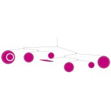 Djeco Little Big room Szélmobil függődísz Repkedő rózsaszín - Pink fly