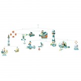 Djeco Little Big room Szélmobil függődísz Tengeri hajók - Marine ships (FSC)