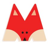 Djeco M - Állatos dekorbetű - M - DD04972