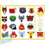 Djeco Matricák - Fej-fej mellett - Head to head