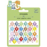 Djeco Mini matrica - Vadnyugati betűk