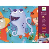 Djeco Montázs készítés - Kicsi szörnyek - Small monsters