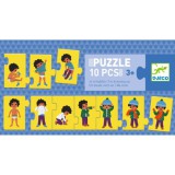 Djeco Öltözködés - Sorozat puzzle - I am dressing up - DJ08188
