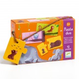 Djeco Párosító puzzle Mama-baba - Mom and baby