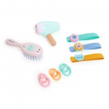 Djeco Pomea Játékbaba kiegészítő szépítkezés Baba fodrászkészlet - Hairdressing set