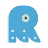 Djeco R - Állatos dekorbetű - R - DD04977