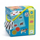 Djeco Társasjáték Tollas és szőrös - Loto Feathers and Fur