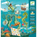 Djeco Tengeri kalandom - Mesélő matricás könyv - Adventures at sea