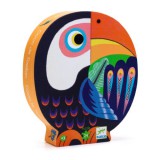 Djeco Tukán madár - Formadobozos puzzle 24 db - Coco the Toucan - DJ07283
