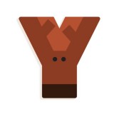 Djeco Y - Állatos dekorbetű - Y - DD04984