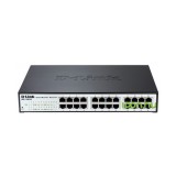 DLINK D-LINK Switch 24x1000Mbps (12xPOE) Fémházas Menedzselhető Rackes, DGS-1100-24PV2 (DGS-1100-24PV2)