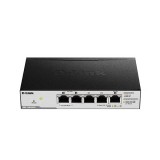 DLINK D-LINK Switch 5x1000Mbps(2xPOE) Fémházas Asztali Menedzselhető, DGS-1100-05PDV2