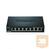 DLINK D-Link Switch 8x1000Mbps fémházas Desktop