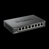 DLINK D-LINK Switch 8x100Mbps Fémházas Asztali, DES-108/E (DES-108/E) - Ethernet Switch