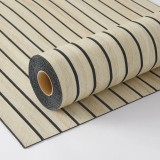 DMS Öntapadós PVC panel, 280 x 60 cm, Világos barna lambéria minta