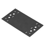 DMX Összekötő lemez    156 x 85 / 2,5 mm fekete (díszítőelemmel kiegészíthető)