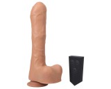 Doc Johnson Mini F-Machine Uncut - rádiós lökő vibrátor (natúr)