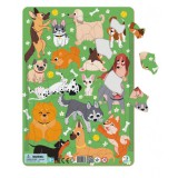 Dodo: Keretes puzzle, 53 darabos - Kutyák