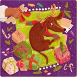Dodo: Kutyus ajándéka puzzle - 16 darabos