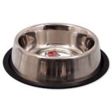 Dog Fantasy rozsdamentes tál kutyáknak - csúszásgátlóval, 0,7l