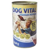 -Dog Vital konzerv sensitive lamb&rice 1240gr Dog Vital konzerv sensitive lamb&rice 1240gr