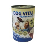 -Dog Vital konzerv sensitive lamb&rice 415gr Dog Vital konzerv sensitive lamb&rice 415gr