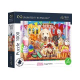 Doggy Peekers 1000 db-os UFT puzzle - Trefl