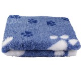 Dogledesign DryBed VetBed A+ - Csúszásmentes kisállatfekhely - kék-fehér nagy mancsos