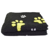 Dogledesign DryBed VetBed A+ - Csúszásmentes kisállatfekhely - lime-fekete nagy mancsos