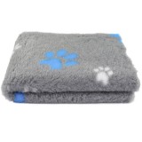 Dogledesign DryBed VetBed A+ - Csúszásmentes kisállatfekhely - szürke-kék nagy mancsos