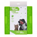 Dogledesign Eat Slow Live Longer Lick Mat Bones 5 színben