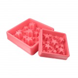 Dogledesign Eat Slow Live Longer Star Habzsolásgátló Tál Rózsaszín 3 méretben