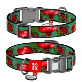 Dogledesign WAUDOG textil kutya nyakörv Gránátalma