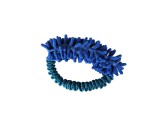 Dogledesign Zsenília gyűrű gumis fogóval zöldeskék - Zayma Craft