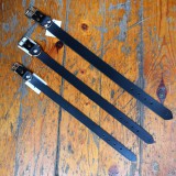 Dogs Life Leather Collection Fekete Bőr Nyakörv Fém Csattal 70cm/35mm vágott