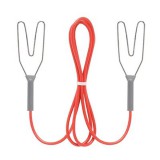 Dogtrace Csatlakozókábel 60 cm - szívecske alak, piros