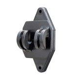 Dogtrace Villanypásztor szigetelő, huzalhoz, kábelhez és kötélhez 8 mm-ig, csavar vagy szög - 10 db