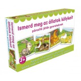 Dohány Ismerd meg az állatok kölykeit párosító játék gyerekeknek