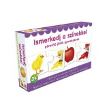 Dohány Ismerkedj a színekkel párosító játék gyerekeknek