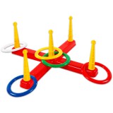 Dohány Műanyag ügyességi karikadobáló játék - piros