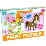 Dohány-Toys Bébi First puzzle – Háziállatokkal