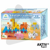 Dohány Toys Építőjáték Szafari vonat
