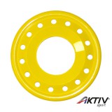 Dohány Toys Frizbi 24 cm lyukas sárga